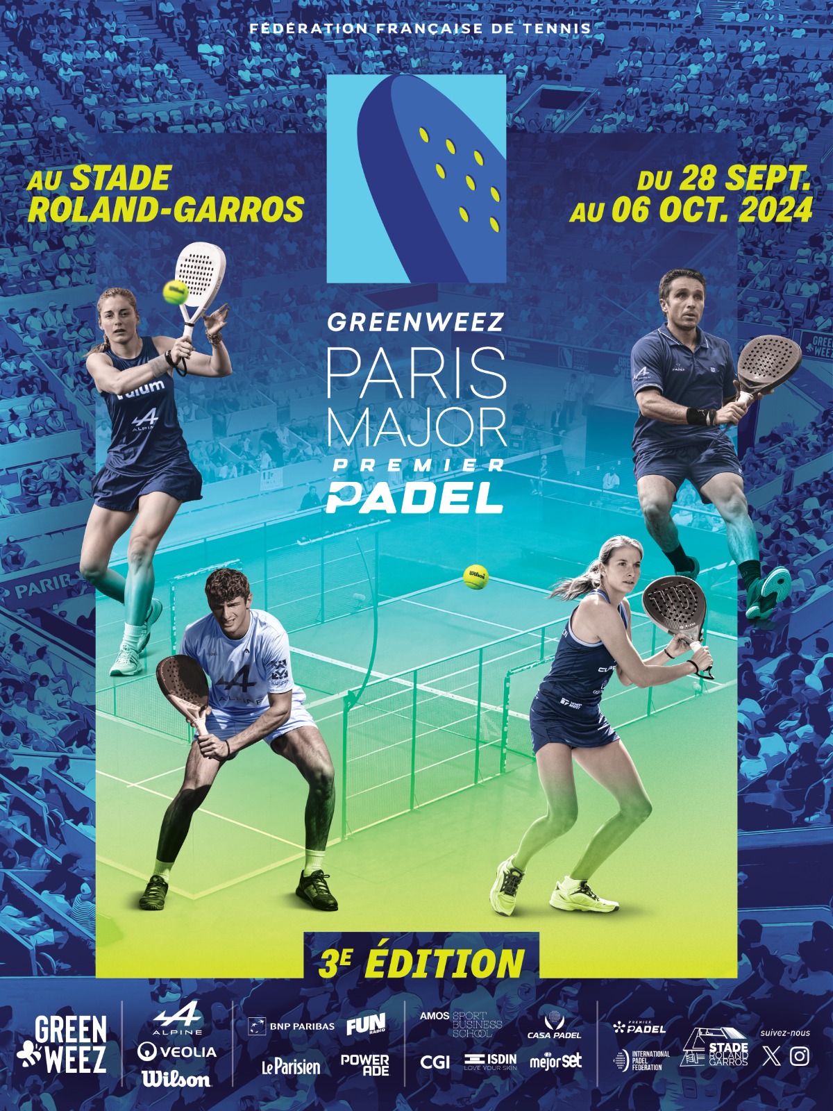 GREENWEEZ PARIS MAJOR PREMIER PADEL 2024 Padel FIP