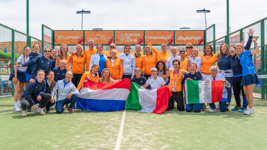 FIP Seniors World Padel Championships,  nine federations with at least one medal