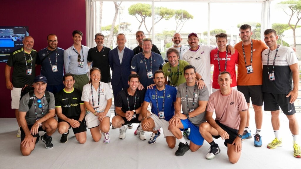 FIP y Premier Padel al lado de los entrenadores: presentada en Roma la Professional Padel Players Coaches Association