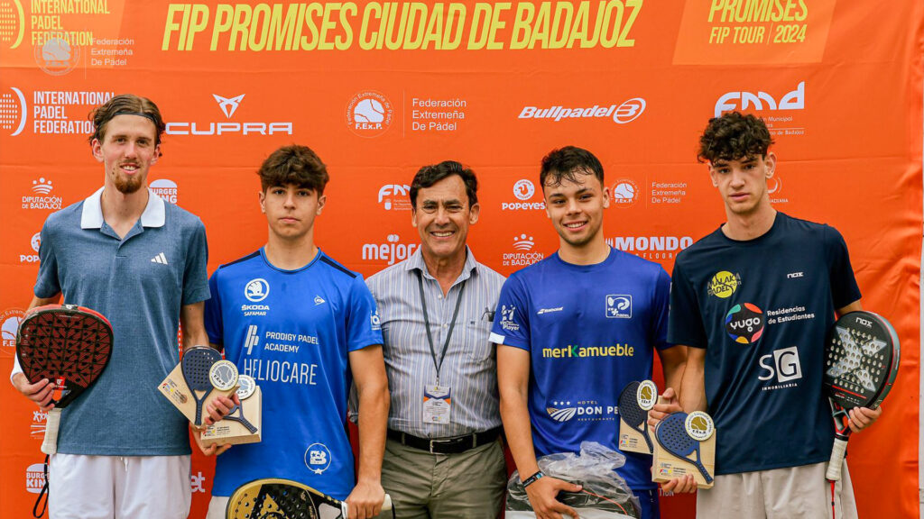 FIP Promises Ciudad de Badajoz,  aquí están las parejas ganadoras de los seis títulos