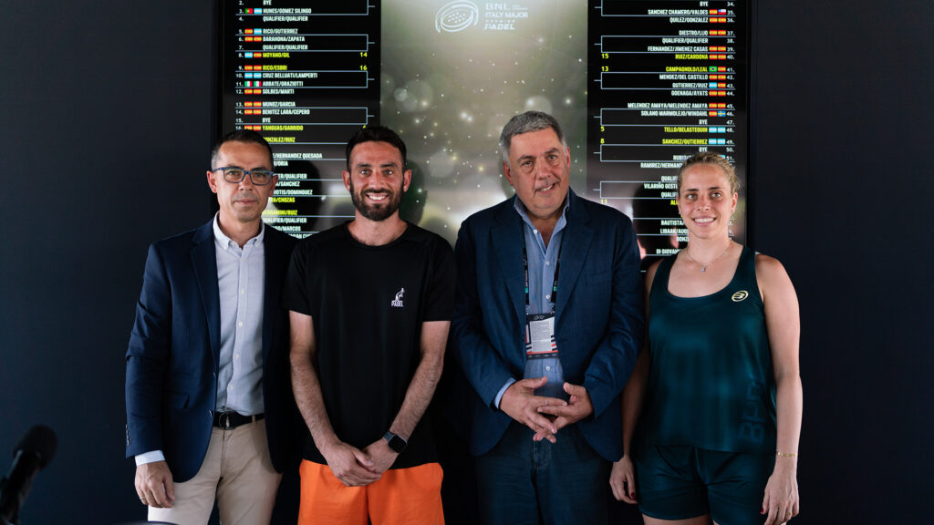 BNL Italy Major Premier Padel, los cuadros: Inmediatamente «The Italian Job» para Chingotto y Galán