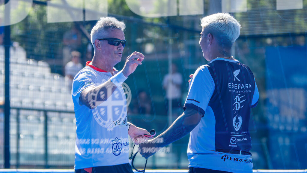 FIP Platinum Sardegna: Lamperti and Tolito,  padel show for the fans on “Bela Day”