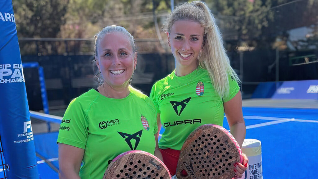 FIP European Padel Championships: Hole-Haddad la pareja madre-hija que ama el pádel y hace volar a Hungría