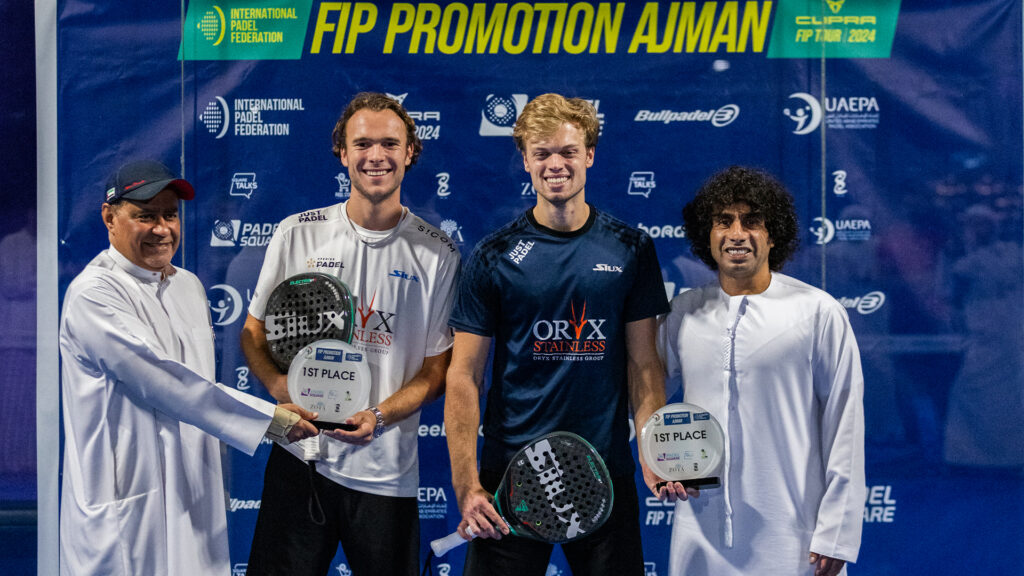 Ajman, first career title for Prins and De Kroon