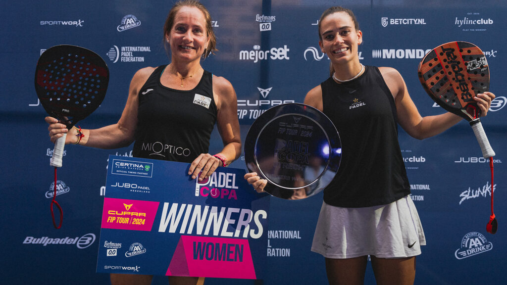 FIP Rise Padel Copa Utrecht, Carolina Navarro wins and gets excited