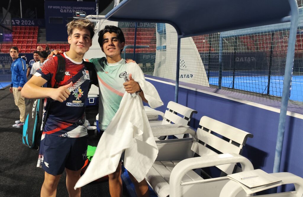 Dehnike and Arredondo, the future of padel that enchanted Doha