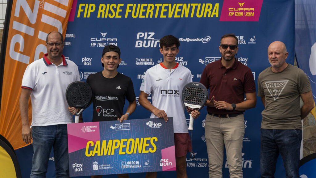 FIP Rise Fuerteventura, título para Valenzuela-Hernandez y Eugenio-Borrero