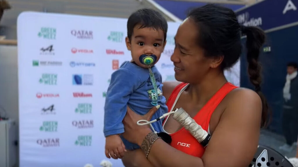 Mamá Lea Godallier: «Así me divido entre la pista y la familia.  ¿Mi hijo? ¡Un futuro campeón de pádel!»