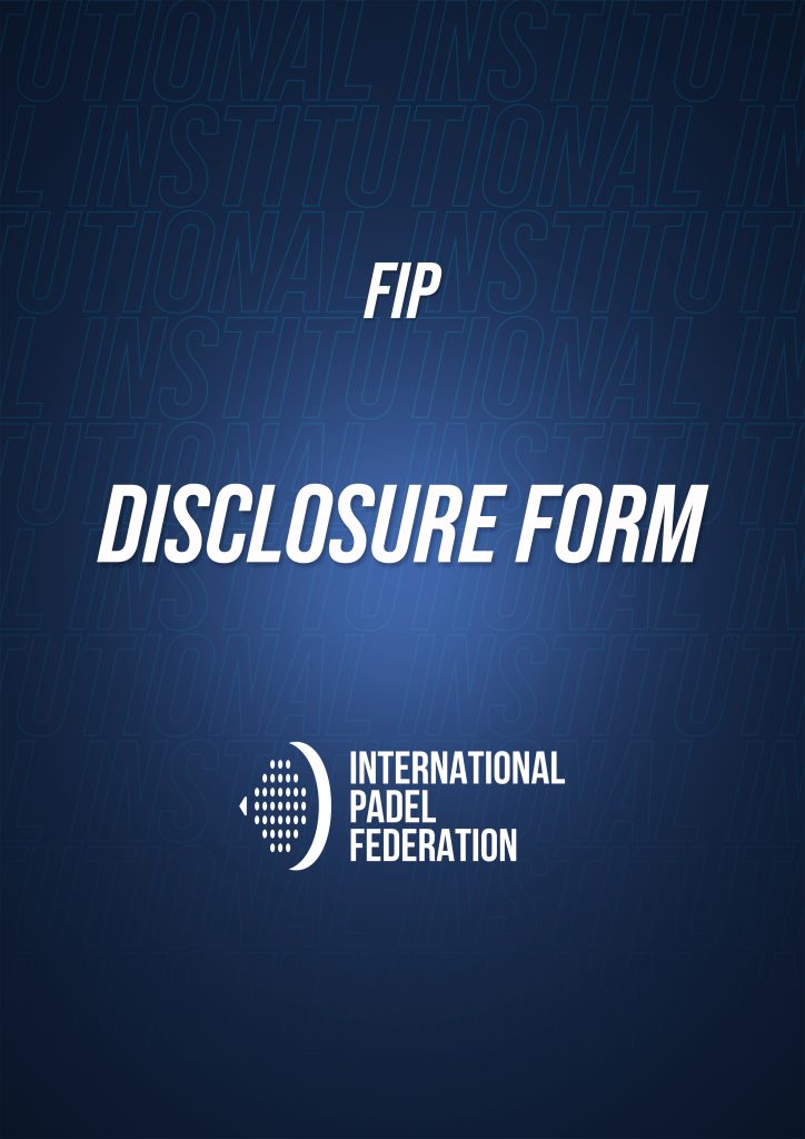 DISCLOSURE FORM