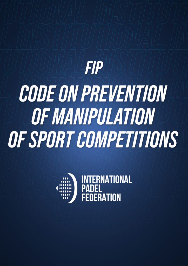 CODE ON PREVENTION OF MANIPULATION OF SPORT COMPETITIONS